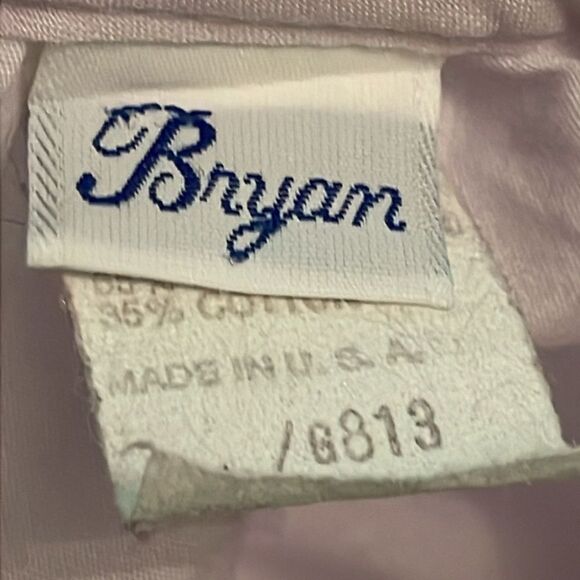 Bryan Vintage Pink Dress Infant Size 18 Months Made in USA Lace Trim - Picture 2 of 11